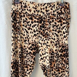 LuLaRoe Brown and Black Leopard Print Leggings TC